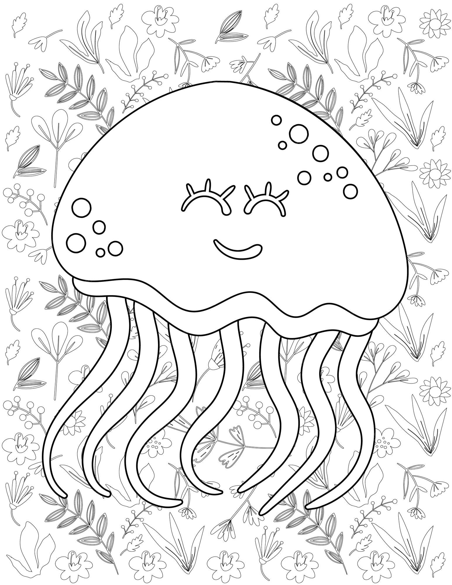Premium vector sea ocean coloring page sea ocean vector sea ocean white and black sea ocean coloring for kids