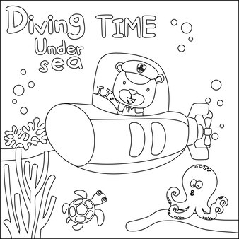 Page cute ocean coloring pages images