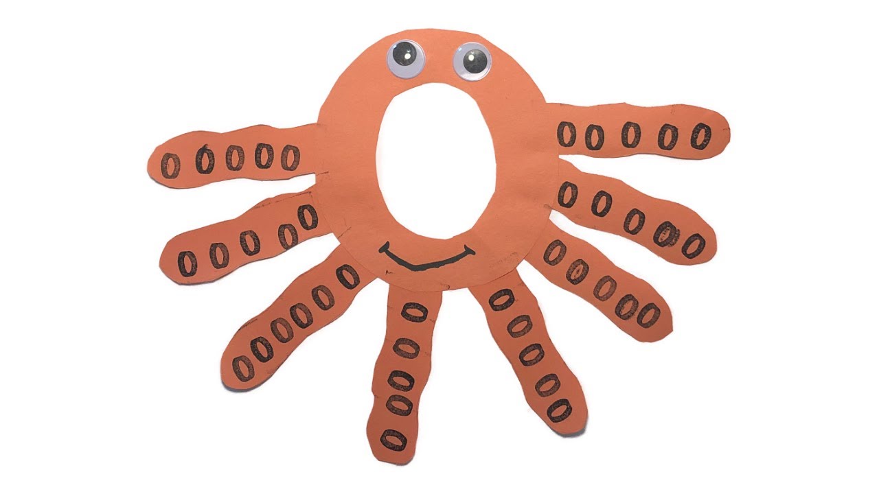 Letter o octopus craft all kids network