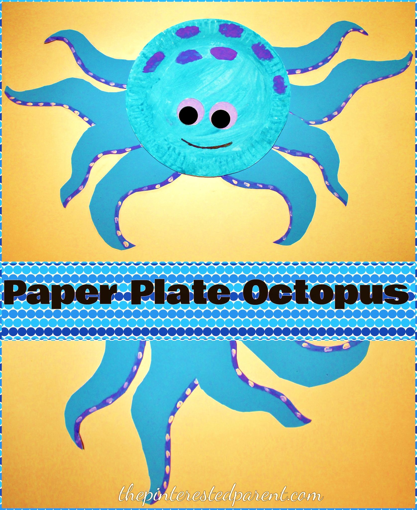 Paper plate octopus â the pinterested parent