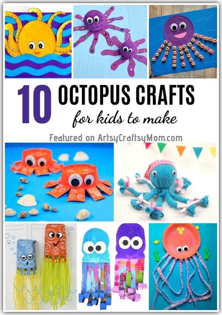Easy and fun octopus crafts for kids