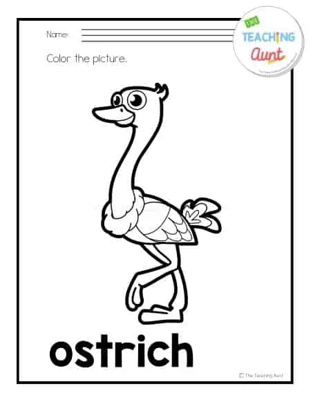 Wild animals coloring pages