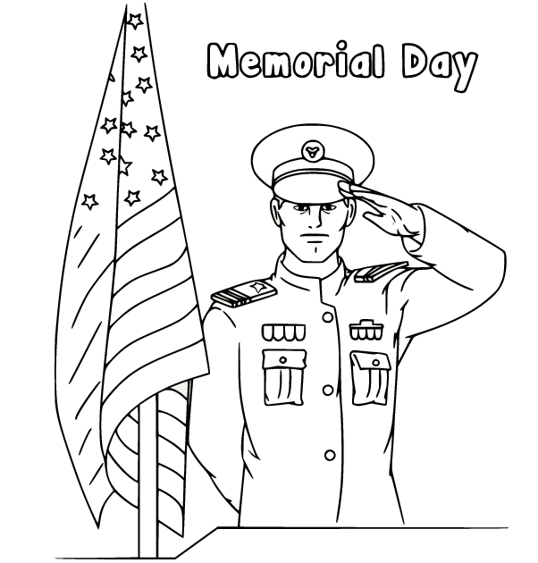 Memorial day coloring pages