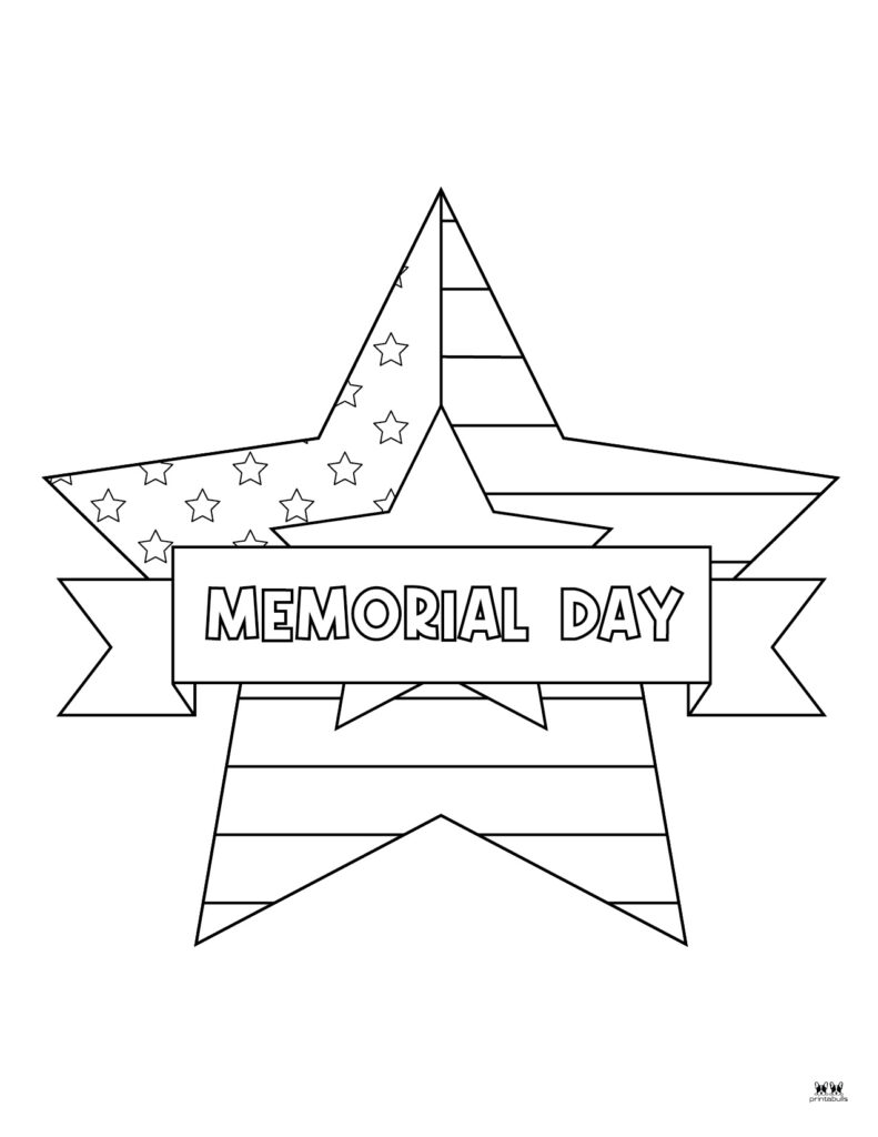 Memorial day coloring pages