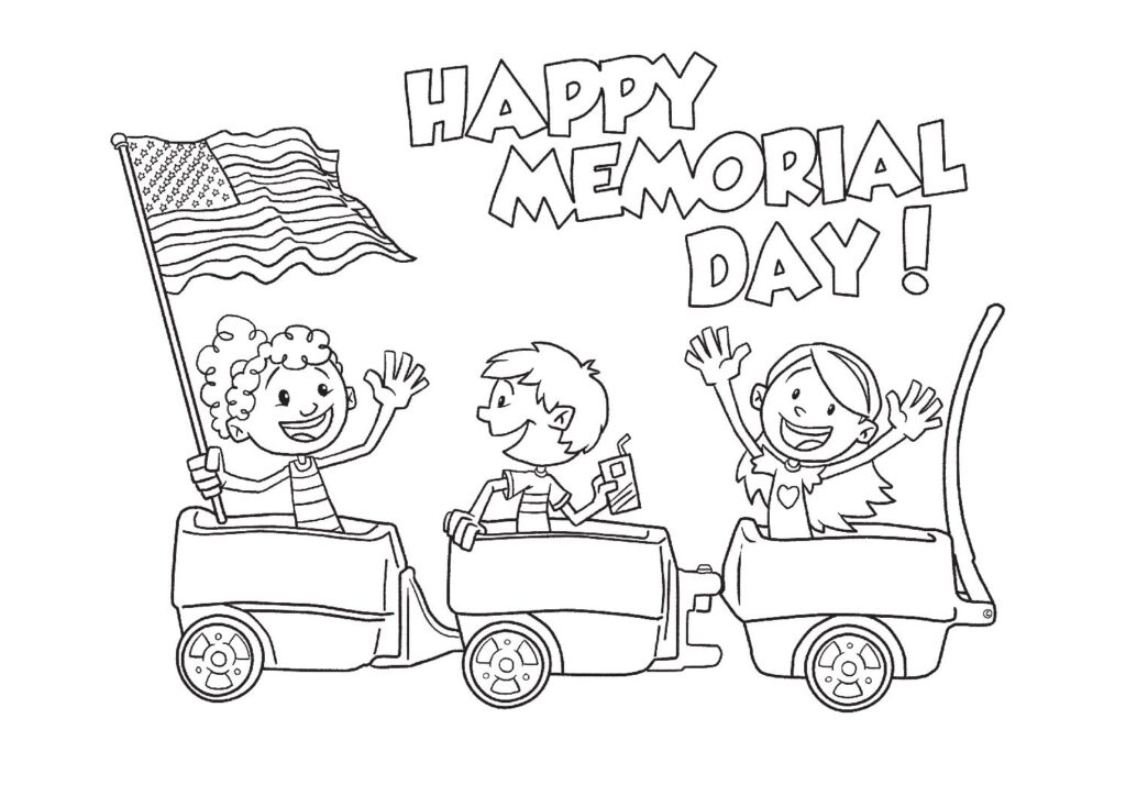 Memorial day coloring pages