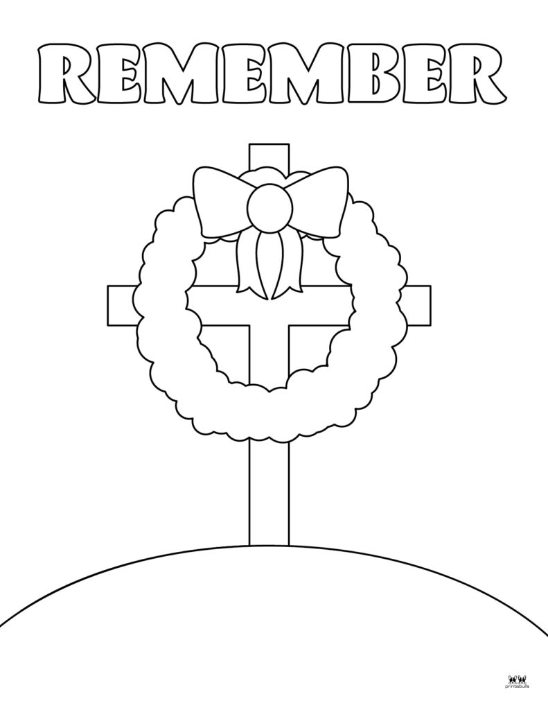 Memorial day coloring pages