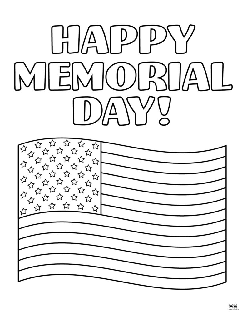 Memorial day coloring pages