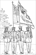 Memorial day coloring pages free printable pictures