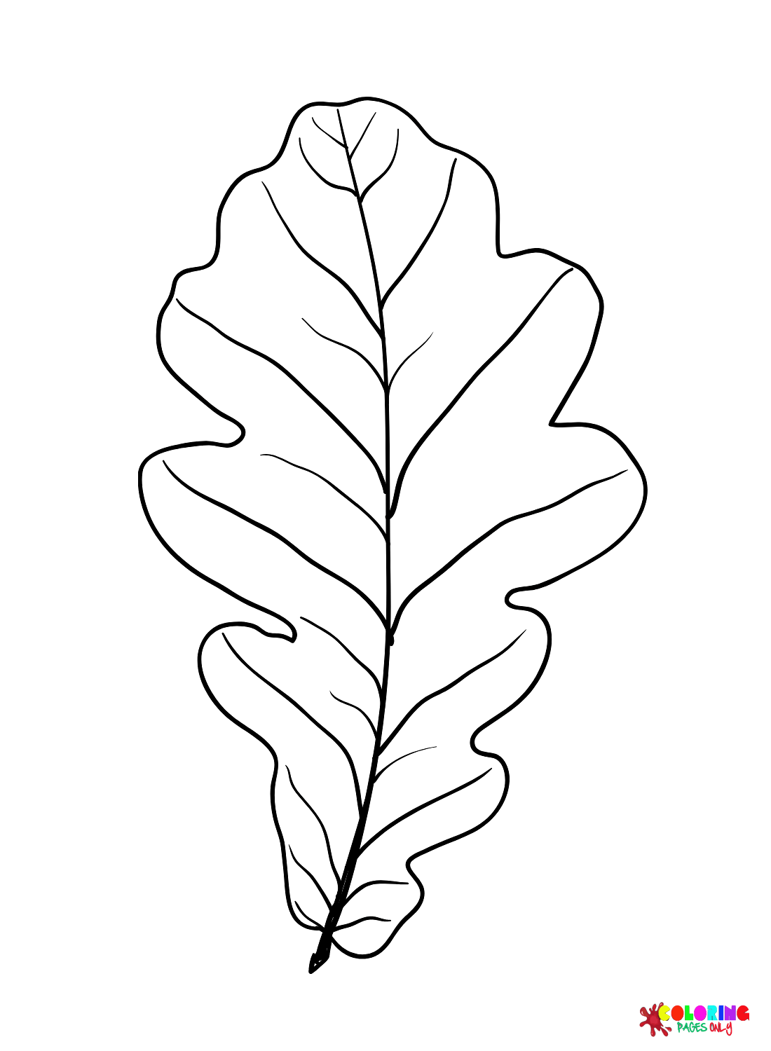Leaves coloring pages printable for free download