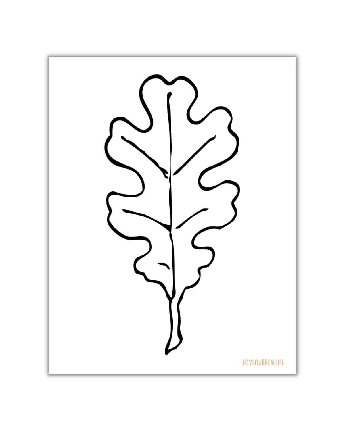 Fall leaves coloring pages free printable leaf templates â love our real life