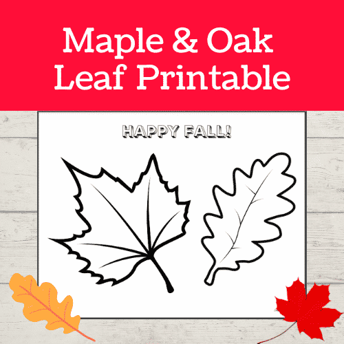 Fall leaf template printables free