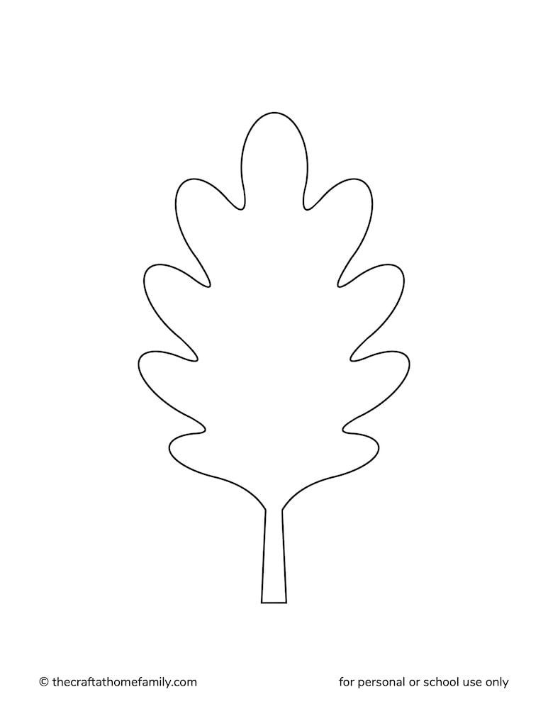 Free printable autumn leaf templates small large