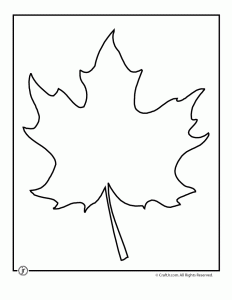 Leaf template printables woo jr kids activities childrens publishing