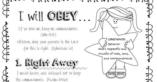 Created to acpany primary lesson i can be obedient i created this coloring page with â bible coloring pages bible lessons plans lds coloring pages