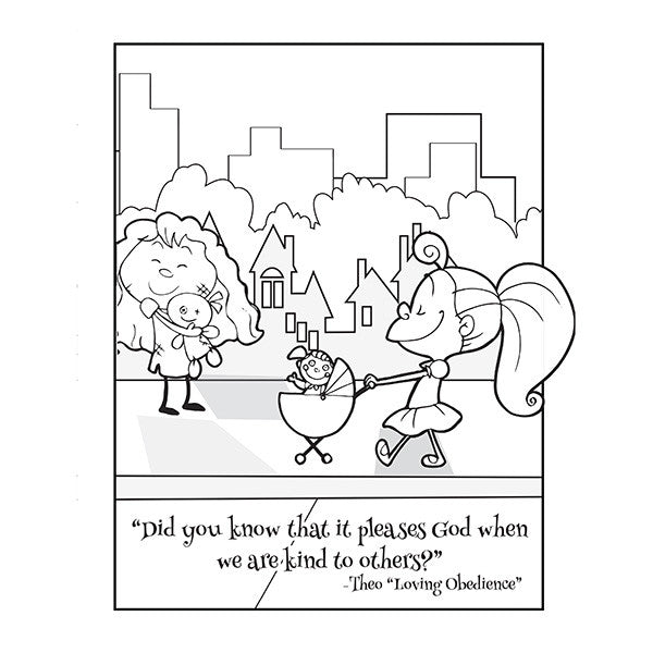 Fun with theo coloring and activity book theo presents