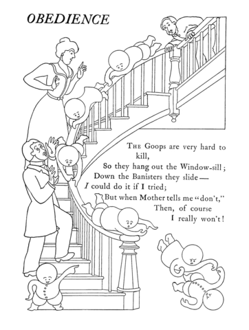 Goops and how to be them coloring page free printable coloring pages