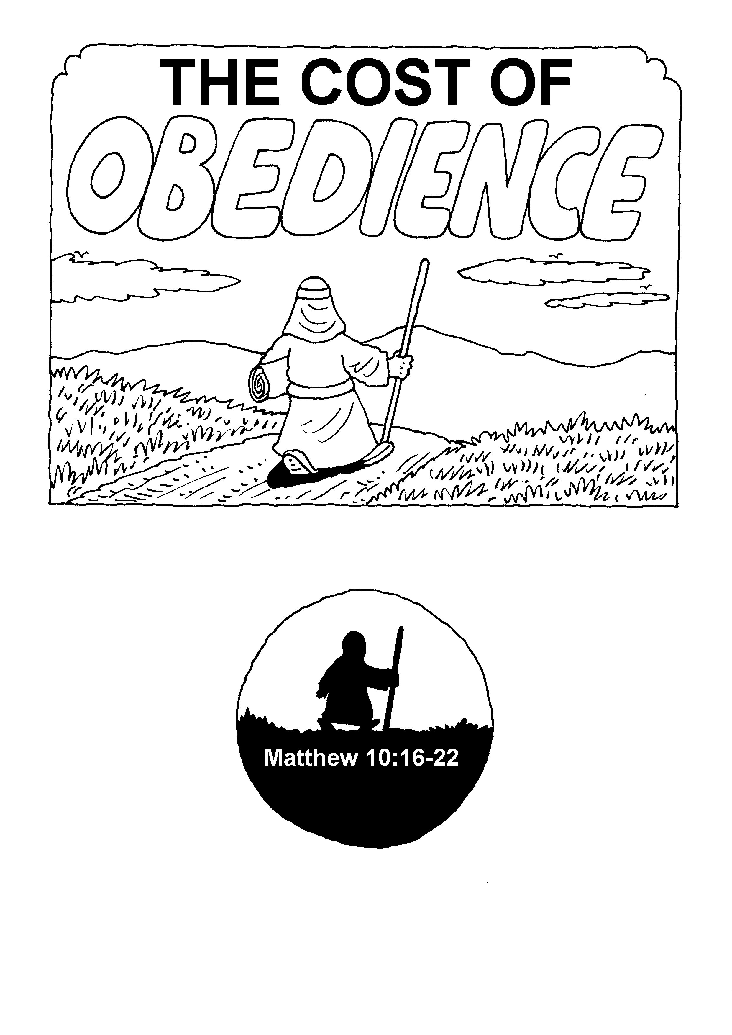 Biblebible story bookletsobedience richard gunther â free christian resources