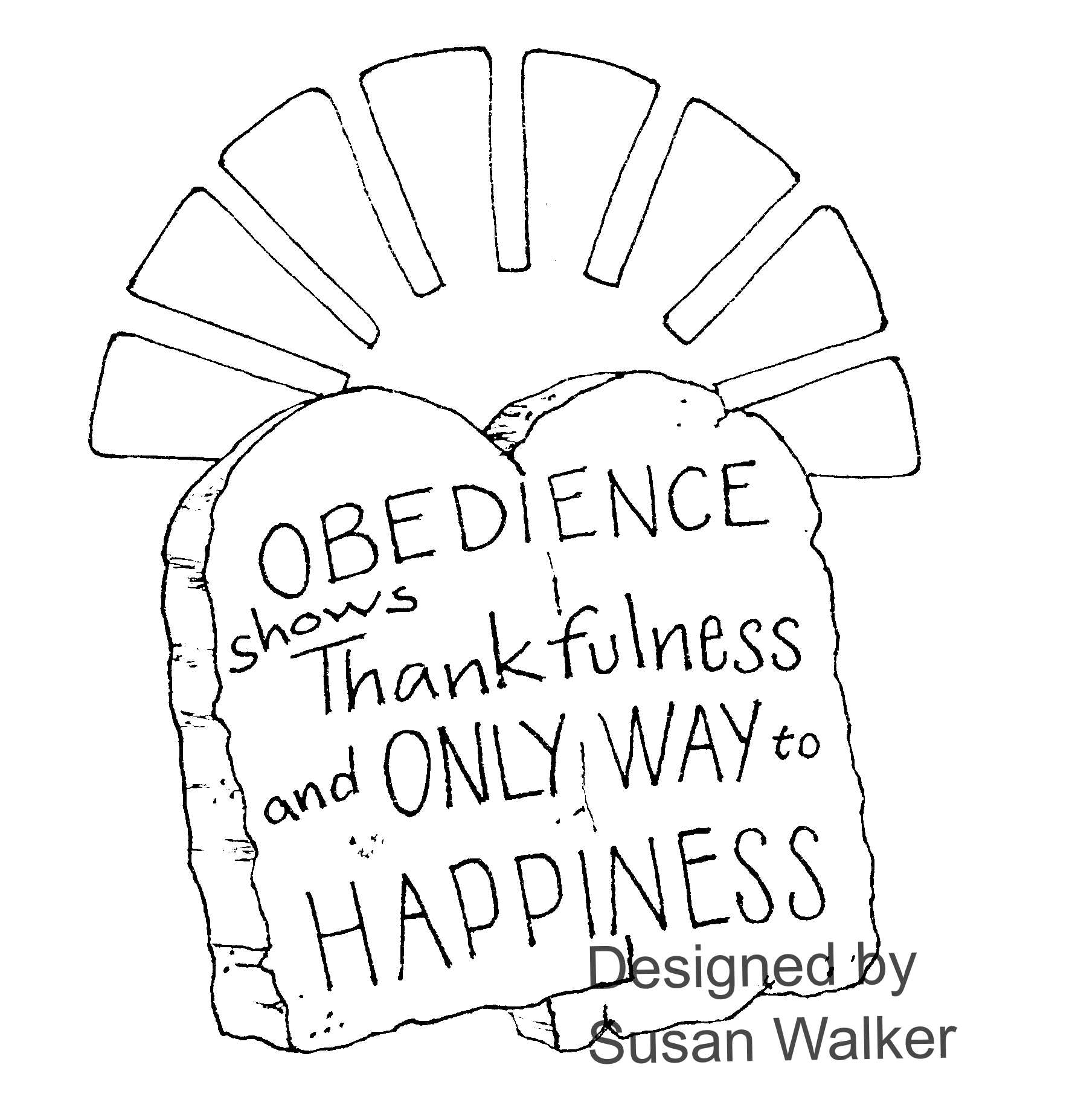 Obedience happiness bible journaling template printable â susan walker