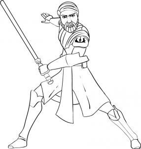 How to draw obi wan kenobi step by step star wars characters draw star wars sci