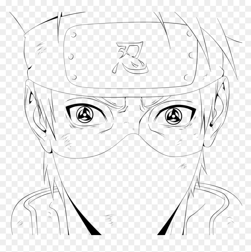 Kakashi obito coloring pages hd png download