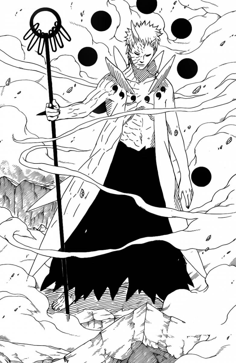 Obitos sage of six paths transformation â naruto daily anime art