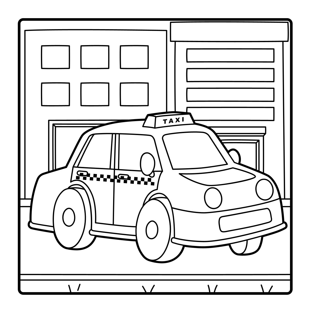 Things that go coloring book for kids a collection of amazing transport for kids to color and learn made by teachers