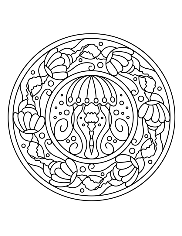 Adult coloring page