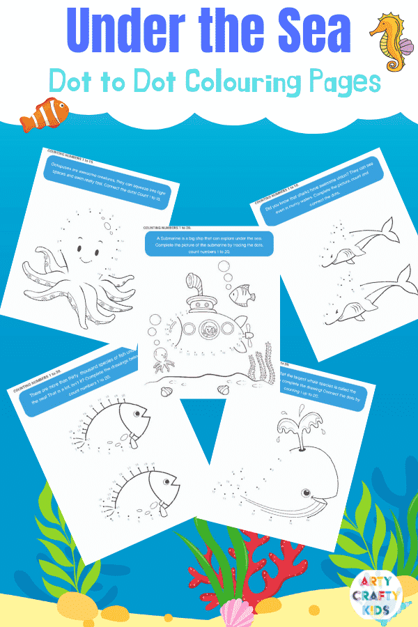 Printable ocean coloring book for kids