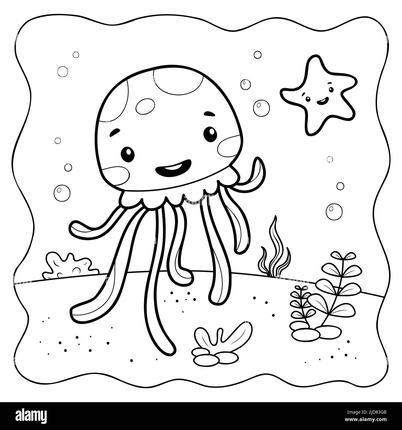 Ocean coloring pages cut out stock images pictures