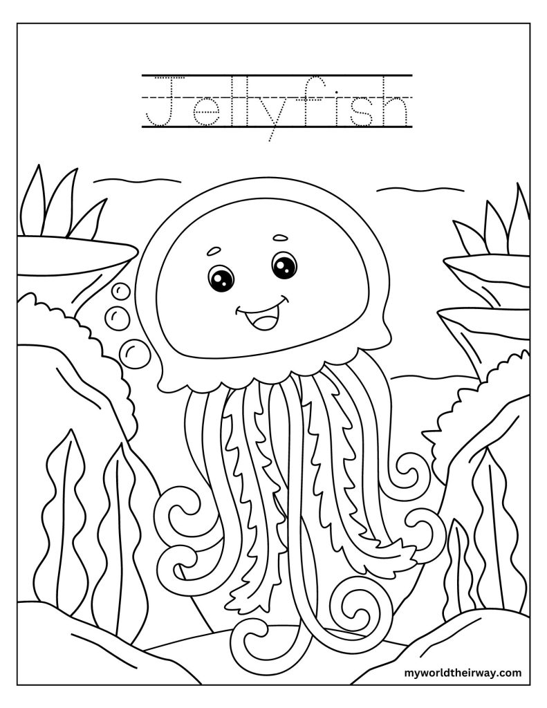 Dive into fun with ocean animal coloring pages