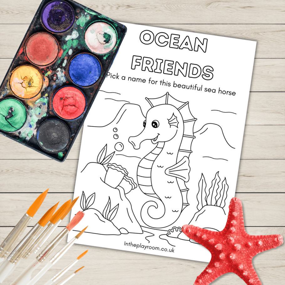 Ocean loring pages for kids