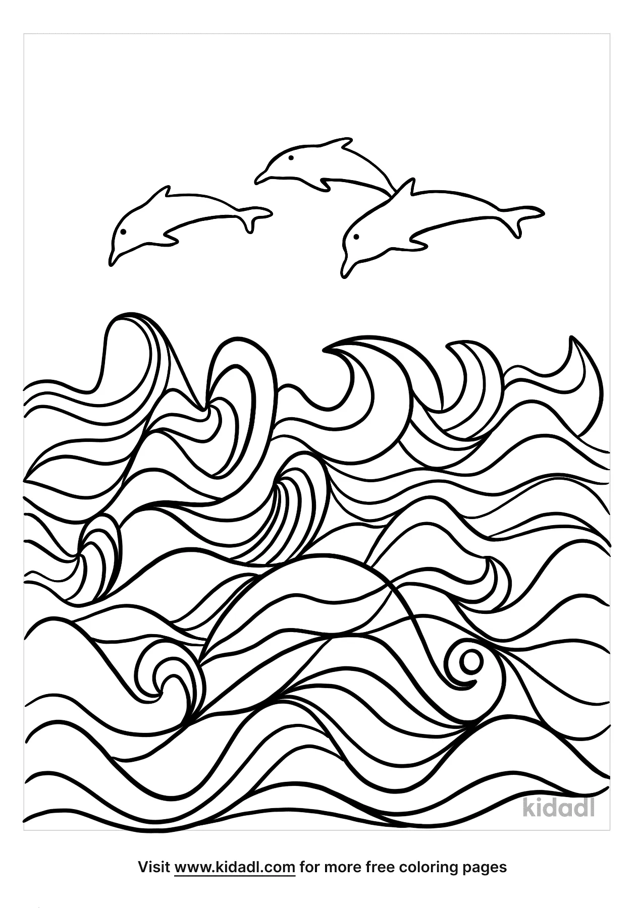 Free ocean waves coloring page coloring page printables