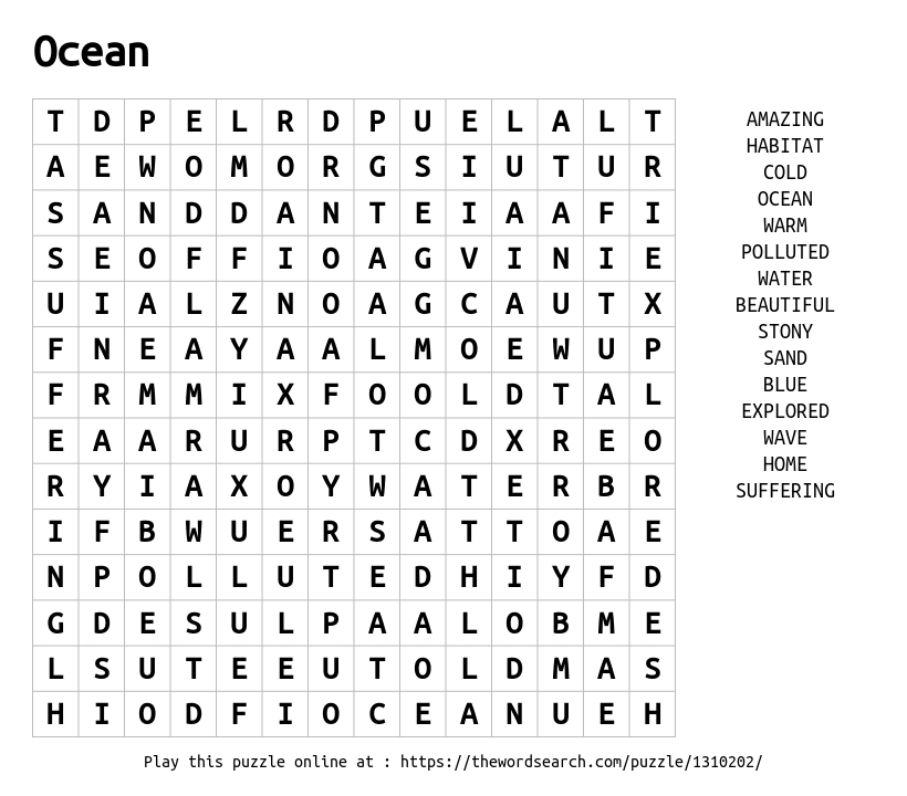 Download word search on ocean