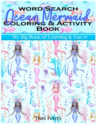 Ocean mermaid word search coloring and activity book my big book of learning fun dianes books