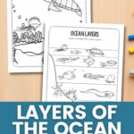 Layers of the ocean coloring sheets