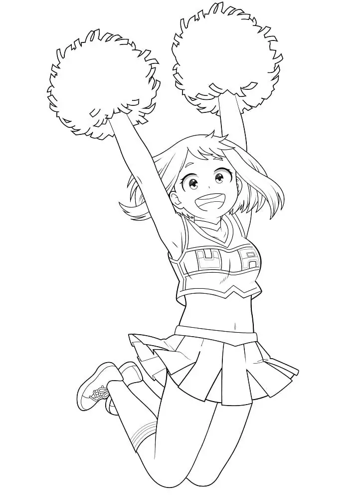 Ochako uraraka malvorlagen