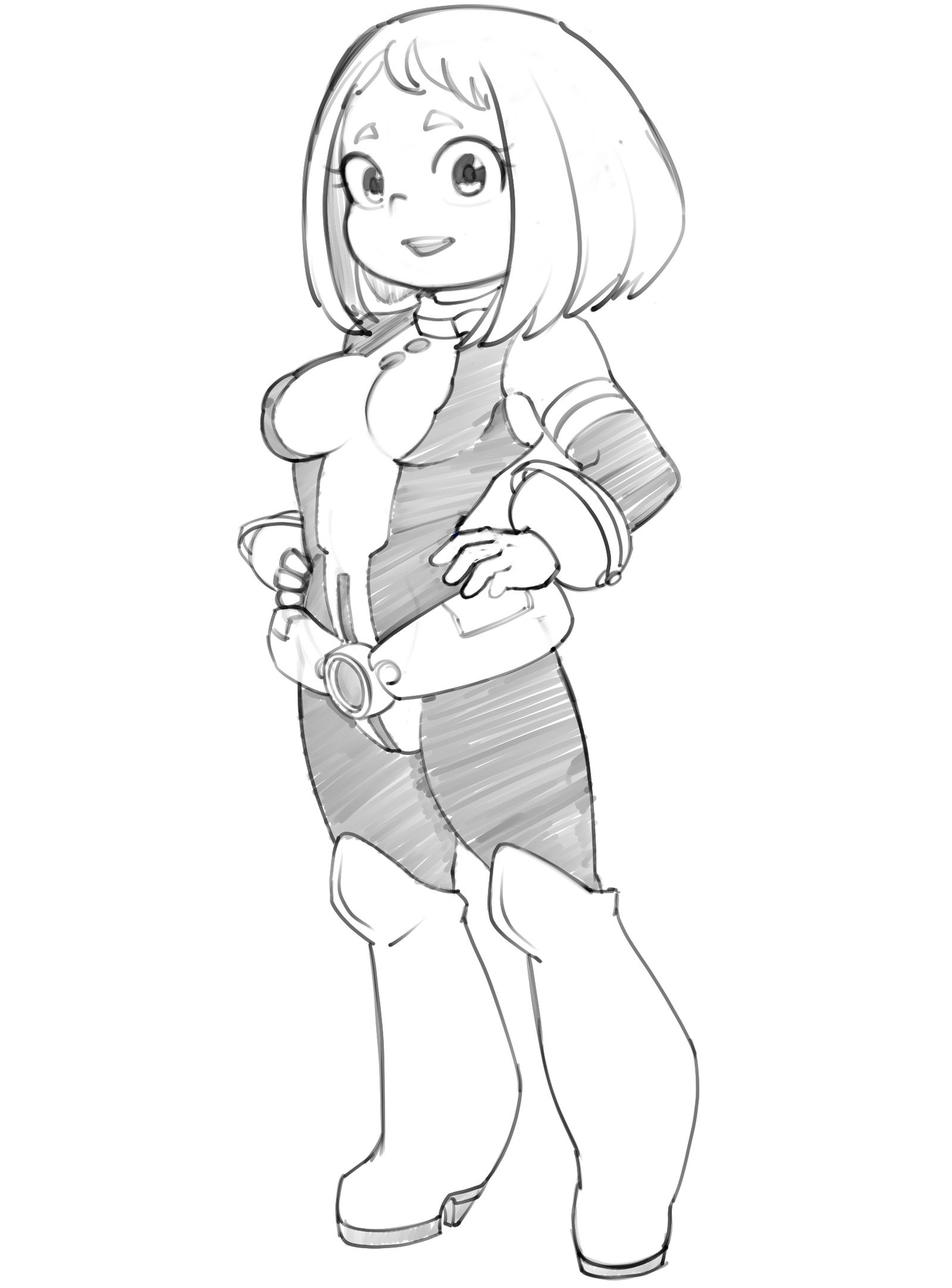 Uraraka ochako by frebtto on
