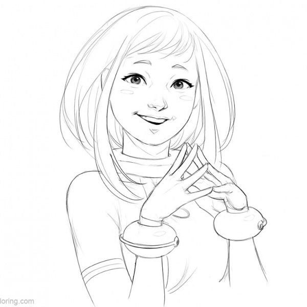 Boku no hero academia coloring pages todoroki lineart by justaweirdgirl