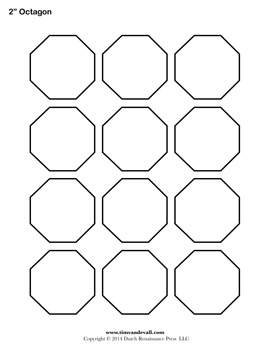 Octagon templates â tims printables