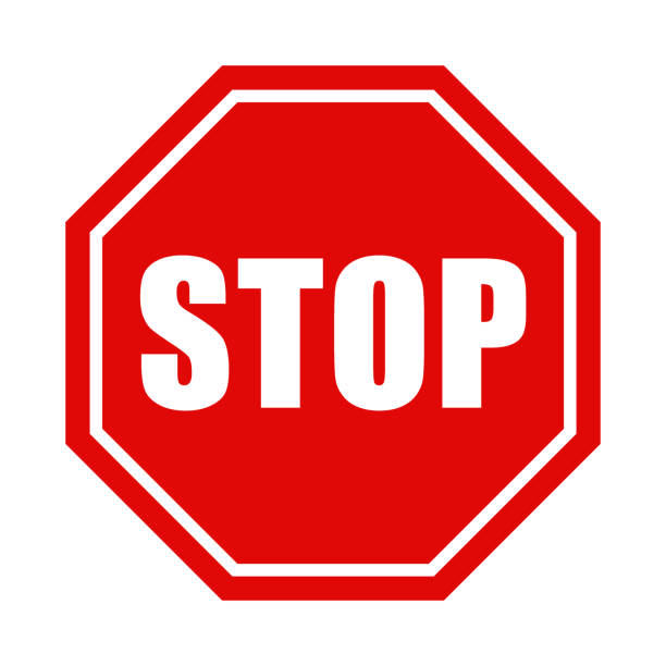 Stop sign vector for free download