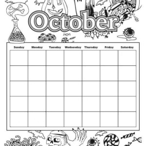 October coloring pages printable for free download