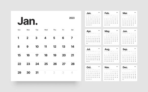 Thousand calendar royalty