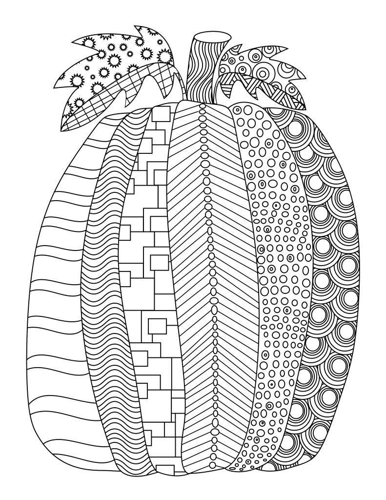 October coloring pages