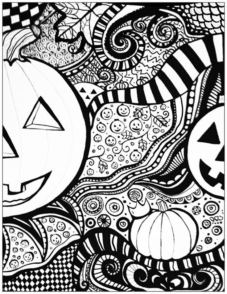 October coloring pages