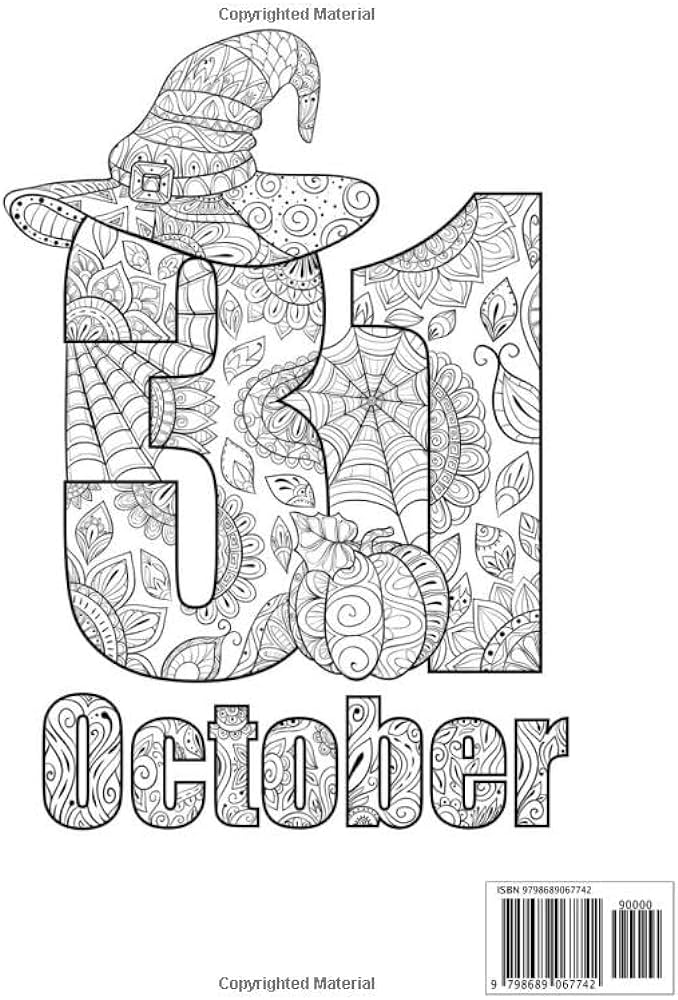 Interactive halloween coloring book for kids activities coloring pages search words maze and more steven mark books