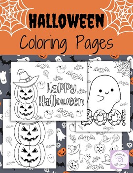 Freebie halloween coloring pages october coloring pages tpt