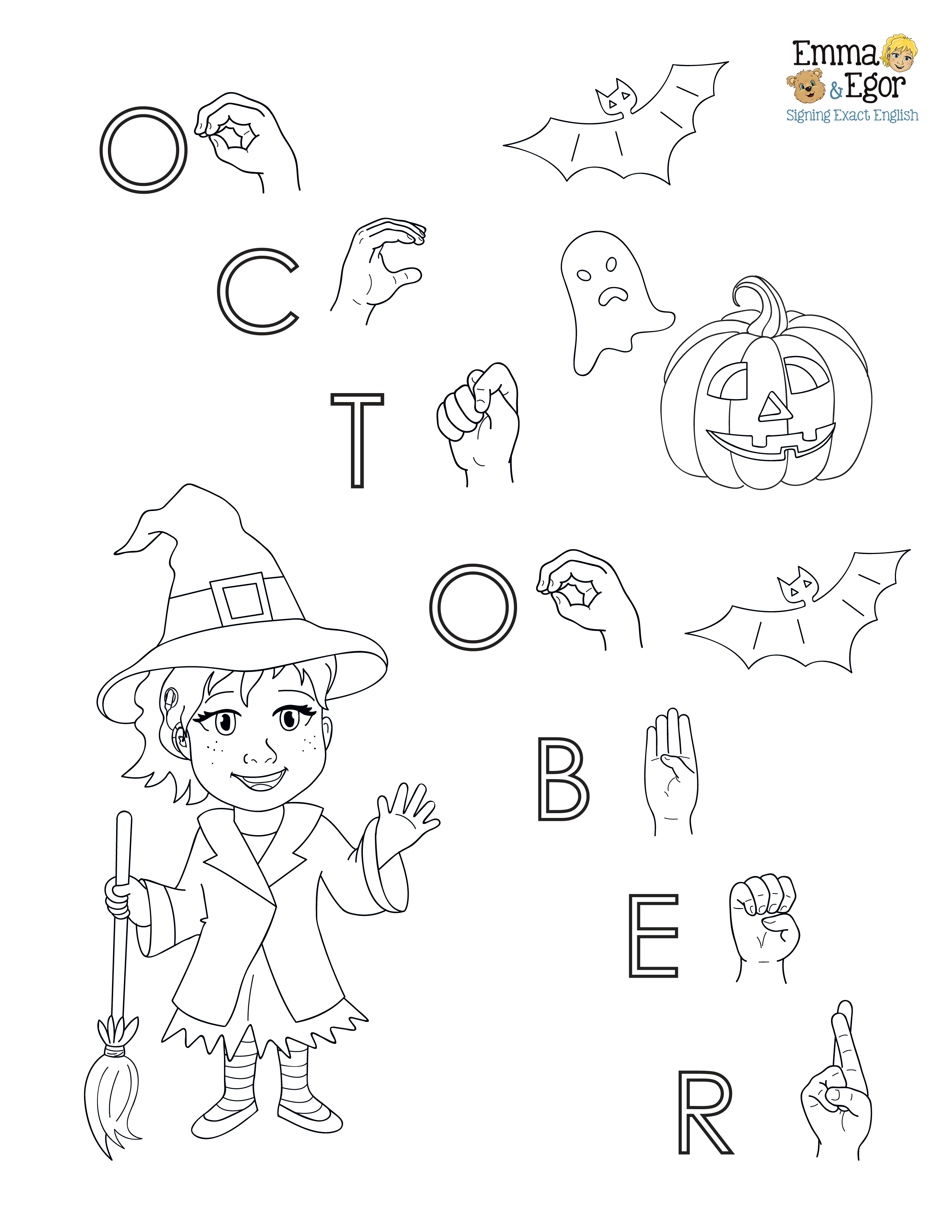 How to sign october