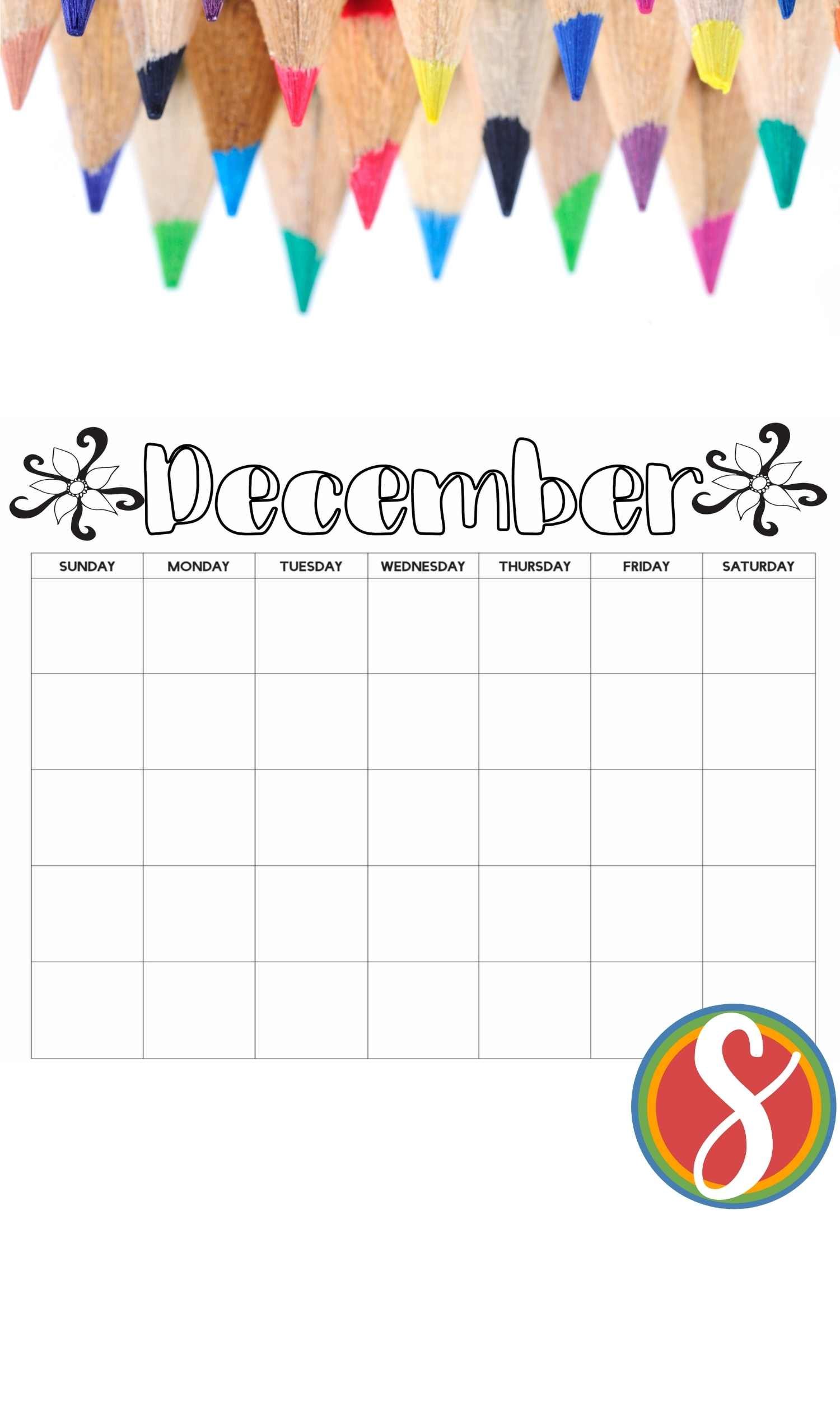 Free calendar printables