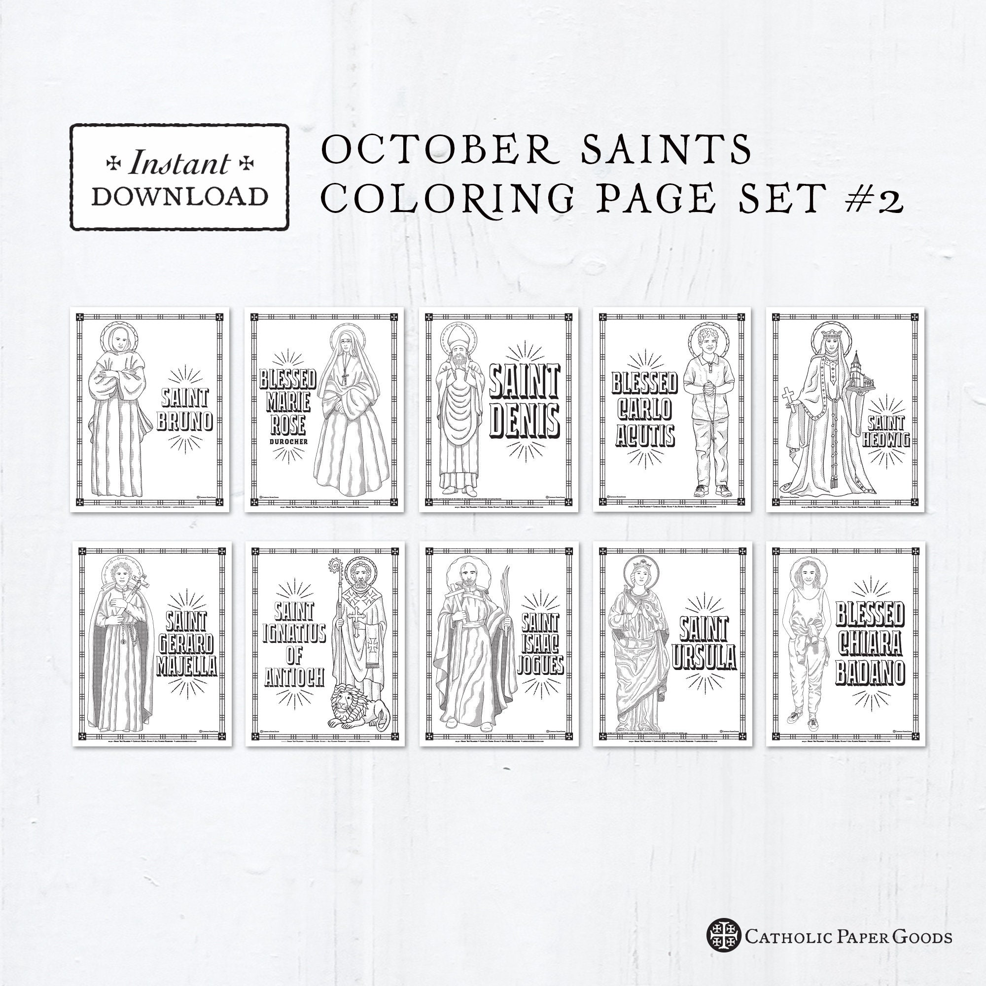 Catholic coloring pages