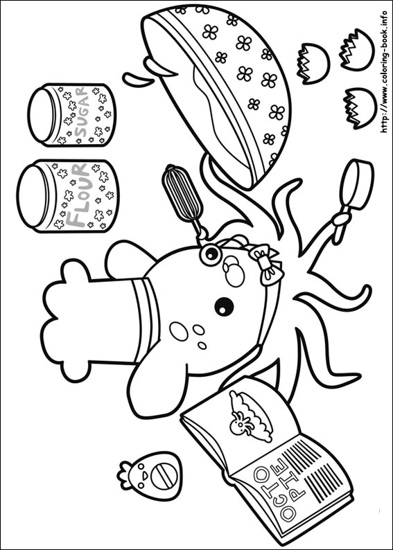 The octonauts coloring picture
